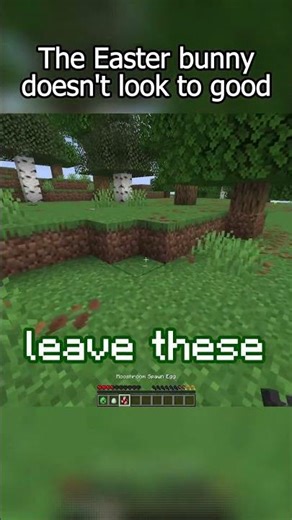 No the Easter Bunny 😭 | #Shorts #Short #Minecraft