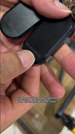 How To -- Replace the new alarm remote if the old one is lost