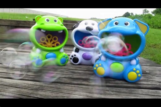 Watch Dog bubble machine on Amazon Live