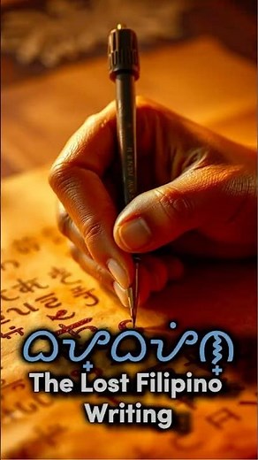 Baybayin - The Lost Filipino Writing