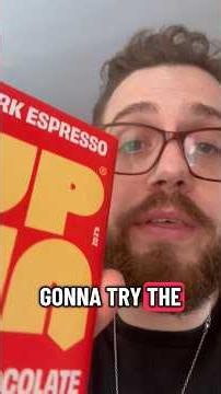 Trying UP Up Chocolate Dark Espresso flavour
