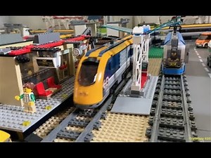 Lego Train Loop, in and around the house 2020