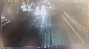 A Bus Drove Over A Biker Who Fell From A Motorcycle