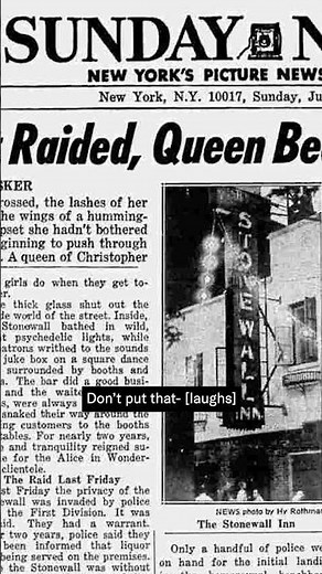 Marsha P. Johnson On Stonewall