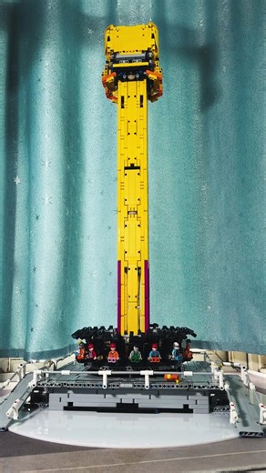 204K views · 1K reactions | The all-new custom LEGO Drop Tower for fans - now with more control, more action, and more fun! #LEGO #moc #technic #legominifigures #conceptbrick | Yang Nurbs | Facebook