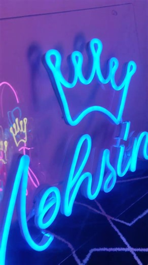 RGB Neon sign Board multiple functions in this light, Best Finishing #neon #neonsign #rgblights