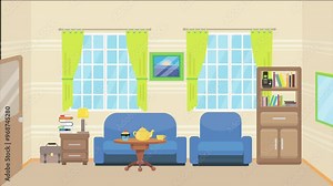 2D animations of dynamic landscapes, both indoor and outdoor. Perfect for adding colorful and imaginative backgrounds to your projects.