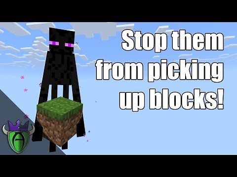 How to Prevent Endermen from Ruining Your Worlds (Minecraft Bedrock Add-On)