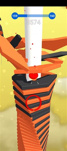 Stack Ball 🏀 game 🎮 UTube_2748 level 1⃣5⃣9⃣ wait for the end