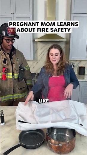 Emergency Fire Blanket Demo with Firefighter Matt