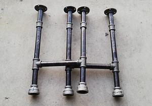 Vintage Black Iron Legs, Coffee Table Legs, Furniture Decorations, Legs,vintage Decor Table Legs, Rustic Design Industrial Pipe Legs - Etsy