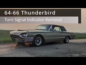 Fender Mounted Turn Signal Indicator Removal - 64-66 Thunderbird