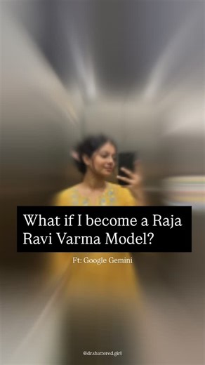 What if I become a Raja Ravi Varma model? 😁 #googlegemini❤️ . . . . . . . . #trendingnow #insta #instagram #rajaravivarma #kerala #travelling #tamil #drlife #love #doctorlife #style #explorepage | Devi Rajesh