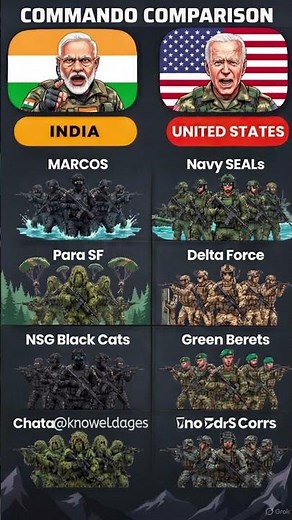 India vs USA 2024: Ultimate Commando Comparison | MARCOS vs Navy SEALs 🔥