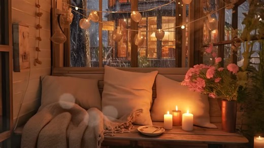 如此舒适的沙发 What a comfortable sofa.