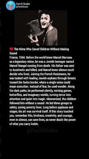 💔The Mime Who Saved Children Without Making Sound