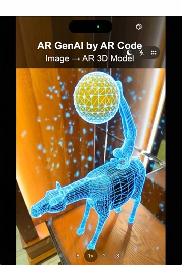 The AR GenAI solution available on AR Code SaaS continues to demonstrate how fast immersive AR content can now be created from a single image. In this new demo, a contemporary art statuette is captured with a single photo, then instantly transformed into a fully optimized 3D model ready for augmented reality display. As shown in the video, the generated 3D artwork is automatically published through an AR QR Code, allowing anyone to launch the experience instantly in augmented reality directly fr
