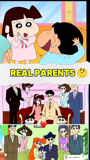 Ai chan real parents 😍🥰 #shorts #shinchan #facts