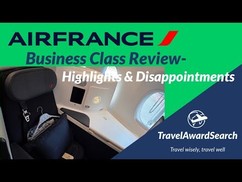 Air France Business Class Review - Highlights and Disappointments