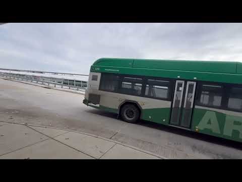 Wmata, Art Arlington and Dash Buses At Pentagon Metro Area Of Arlington.