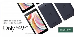 The newly introduced Nook Tablet 7 with IPS display, Google Play Store, 2 cameras, SDCard: $50 shipped