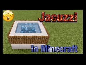 How to Build a Minecraft Jacuzzi (Design Idea)