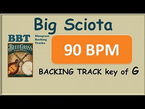Big Sciota 90 BPM bluegrass backing track