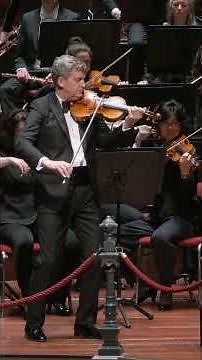 Samuel Barber’s Violin Concerto, performed with James Ehnes and conducted by Fabio Luisi.