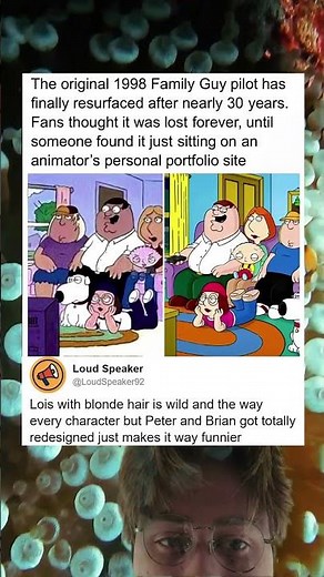 Original Family Guy Pilot Finally Resurfaces Online