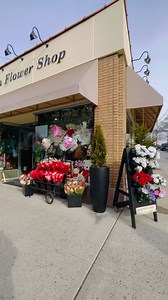 Our beautiful store front is ready for Valentine’s Day, stop by to find a one of a kind gift for your special person 💐💕💌 #smallbusiness #florist | Blossom Flower Shops