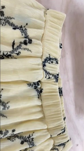 Quick Fix: How to Shorten Your Skirt's Waistband Elastic! #DIY #SkirtAlteration #FashionFix