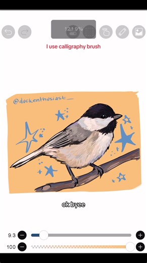 Chickadee Digital Art: Drawing the Carolina Bird