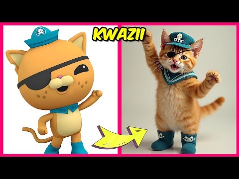 🌊🐾Octonauts Characters In Real Life + Their Favorite Snacks, Drinks, Movies & More! | Kwazii, Dashi