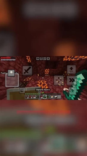 i sleep in neather 💀🤯#minecraft #shorts