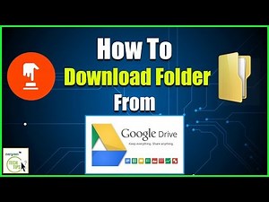 How to download folder from Google Drive | Google Drive Tutorial