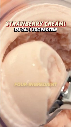 Strawberry High Protein Ice Cream Recipe! (Ninja Creami)