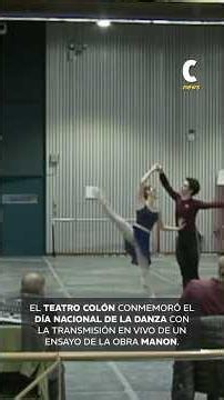 Tragedia y homenaje: el Teatro Colón transmitió el ensayo de MANON por el Día Nacional de la Danza