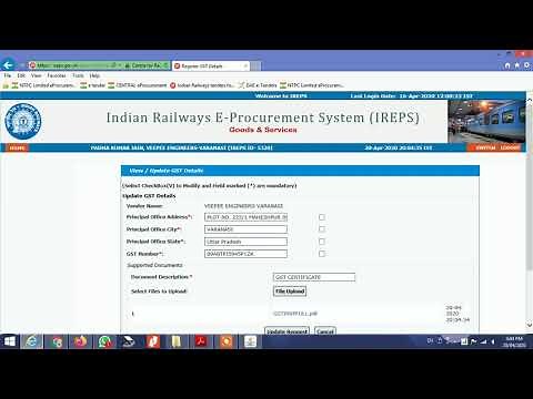 GST UPLOAD ON IREPS .webm