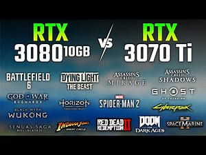 RTX 3080 vs RTX 3070 Ti | Test in 15 Games | 4K