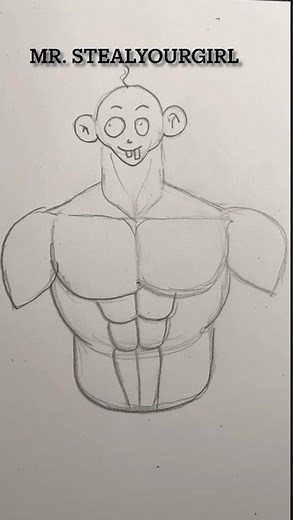 A quick tutorial on how to draw male torso and muscles