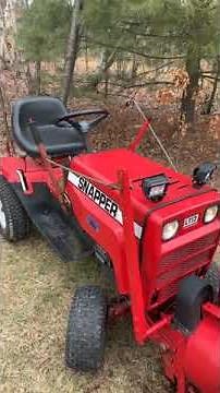 1984 Snapper LT12 with original snowblower attachment
