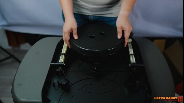 Telescopic Foldable Table + Cushion & Portable Chair - Easy to Carry & Assemble,Rust & Salt Resistant Portable Collapsible Stool,Ideal Boat Table,Fold Up Table for Outdoor Lovers,Nice Portable Stool