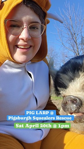 26 reactions · 13 shares | Our first ever PIG LARP is only 3 weeks...