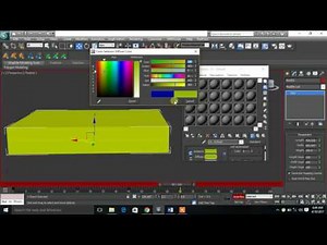 how to change objects color smoothly with animation in 3ds max