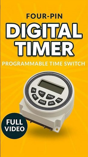 “Smart Timer Switch 🔥 Automate Your Power Like a Pro! ⚡💡”