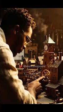 The Clockwork Village | A Steampunk Cinematic Experience #clockwork #mechanicalproject #cinematic