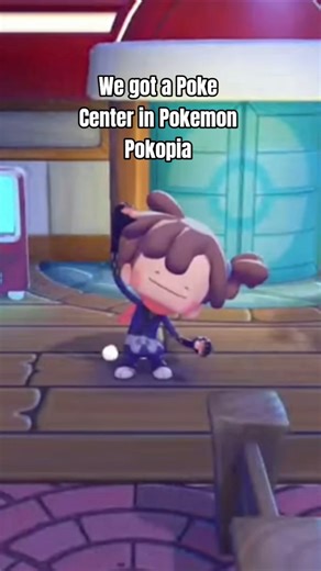 Building the First Pokécenter in Pokémon Pokopia!