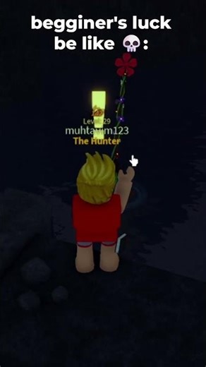 Beginners luck in Fisch be like 💀💀💀