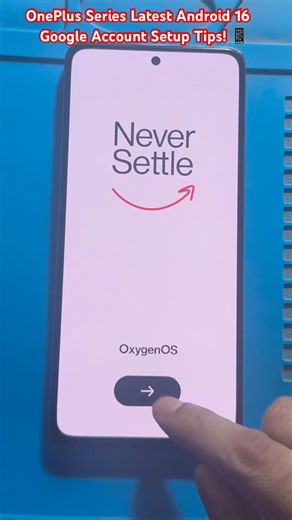 OnePlus Series Latest Android 16 Google Account Setup Tips! 📱#shorts #viralshorts #mobiletips
