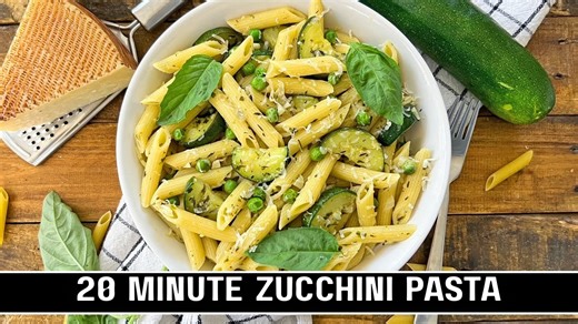 Zucchini pasta | Irresistibly delicious 20-minute recipe